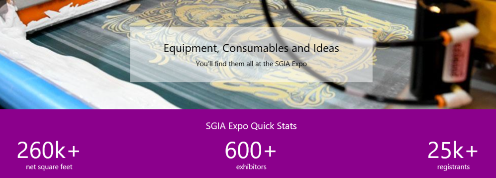 2018 SGIA Expo, Las Vegas